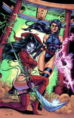 Shi & Psylocke Print - 11x17