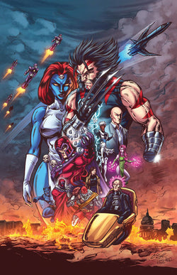 X-men Age of Apocalypse/Days of Future Past Print- 11x17